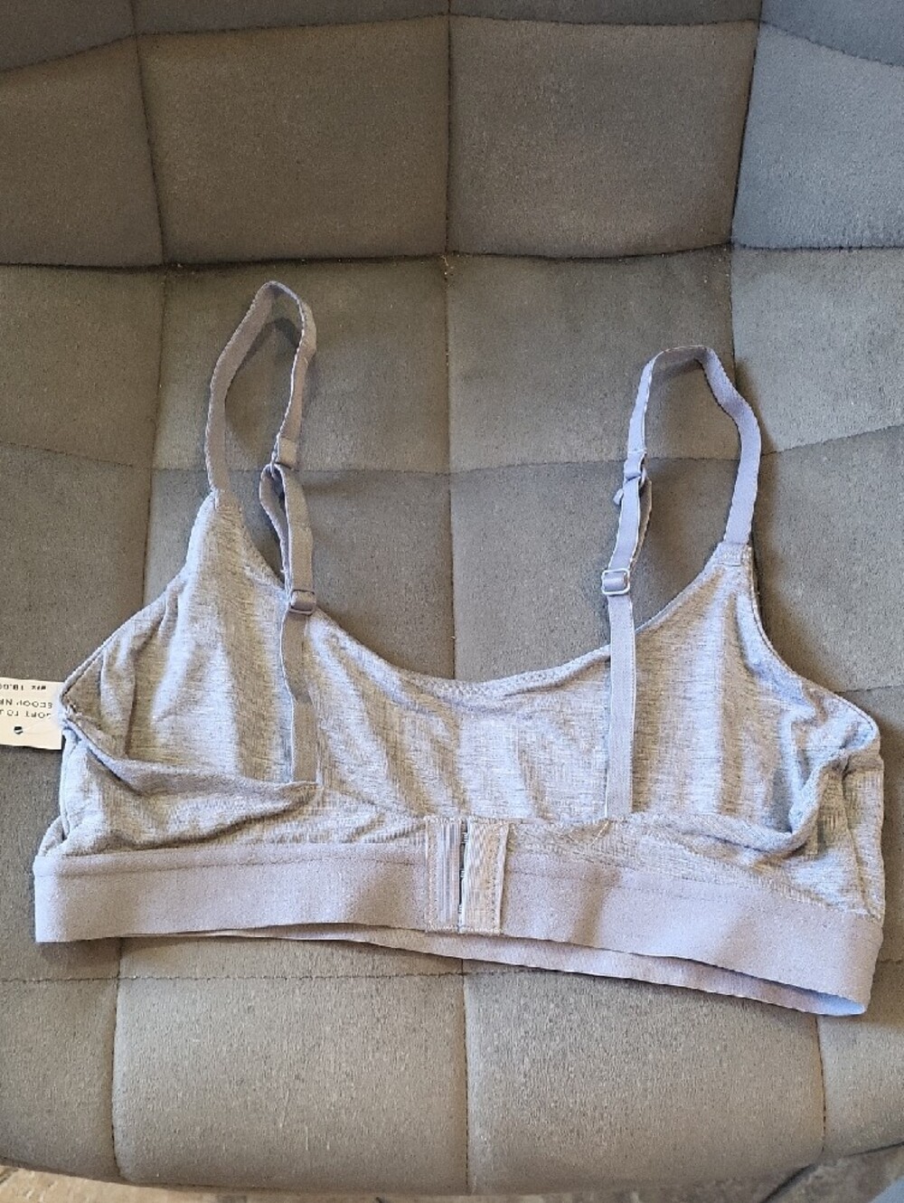 Light Gray Seamless Comfort Bralette - Picture 2 of 6